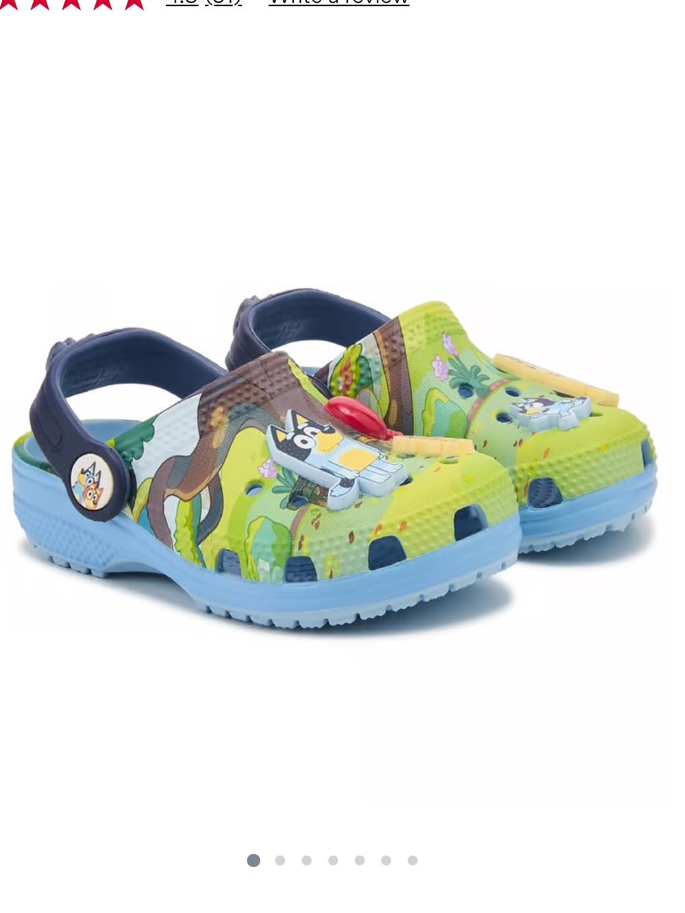 Crocs Bluey Toddler Clogs Slip-On Shoes